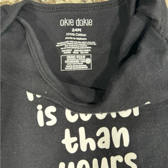 Okie Dokie Black Bodysuit - Picture 2 of 3